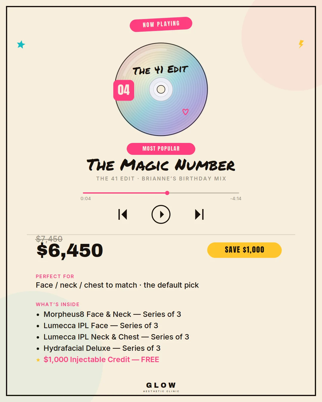 The Magic Number — Track 04, the featured plan of The 41 Edit