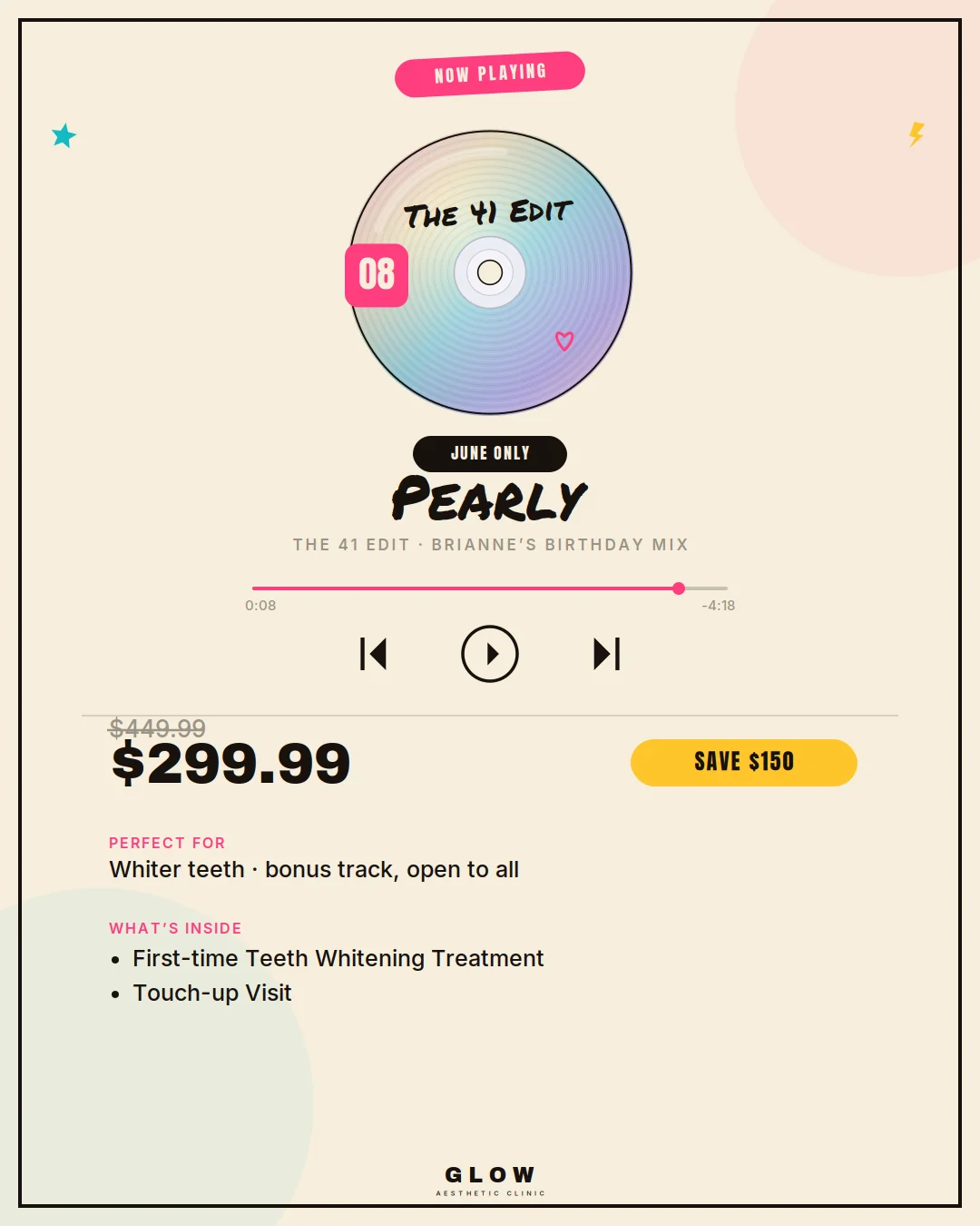 Pearly — Track 08, the bonus track of The 41 Edit