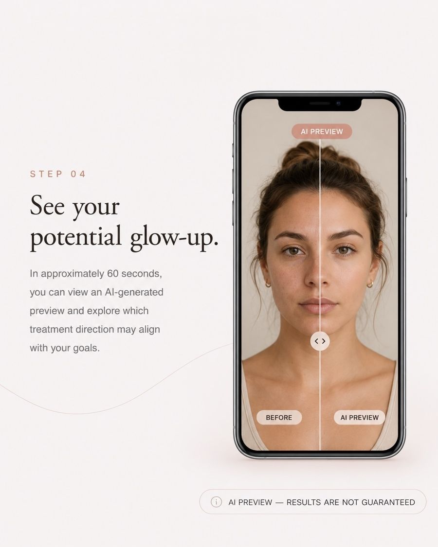 Step 4 - see your AI before and after preview