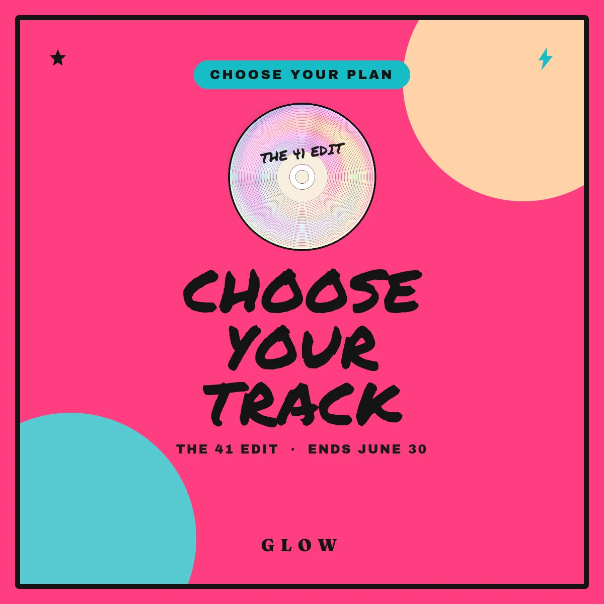 Choose Your Track — which 41 Edit plan is right for you · GLOW Aesthetic Clinic