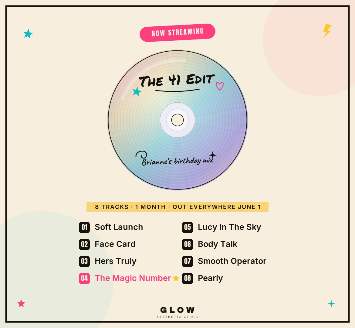The 41 Edit — Brianne's Birthday Collection · GLOW Aesthetic Clinic